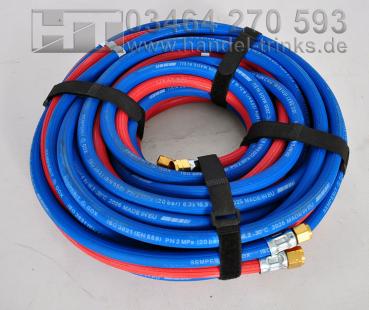 Semperit GOX Zwillingsschlauch Sauerstoff Acetylen ISO 3821 Autogenschlauch