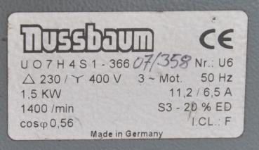 Nussbaum ATT Hydraulikaggregat SPL 3000 2 Säulen Hydraulik Hebebühnen Hubbühne