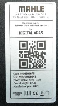 Mahle TechPro Digital ADAS Kamera & Sensor Kalibrationsgerät Justagegerät 5/2026