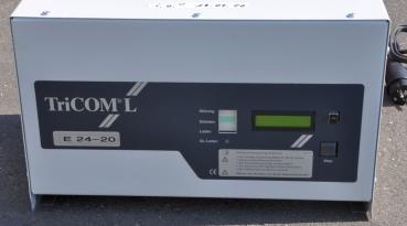 Preview: TriCom E 24V 20A Automatik Ladegerät el Hubwagen Gabelstapler Traktionsbatterie