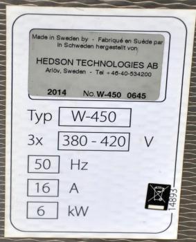 Drester W-450 Hedson Radwaschmaschine Radwaschmaschine Hochdruckreiniger Felgen