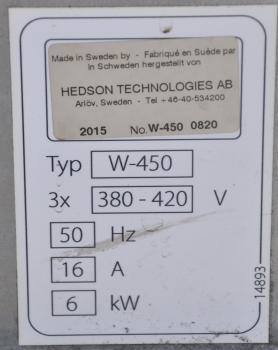 Drester W-450 Hedson Radwaschmaschine Radwaschmaschine Hochdruckreiniger Felgen