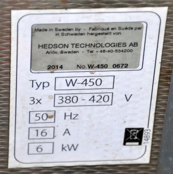 Drester W-450 Hedson Radwaschmaschine Radwaschmaschine Hochdruckreiniger Felgen