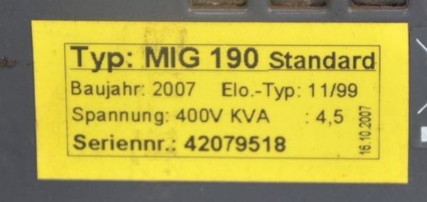 Posten TECHNOLIT MIG 190 MIG MAG / CO2 Schutzgas Schweißgerät Ersatzteilspender