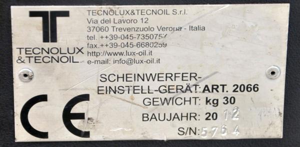 Tecnocolor Longus 2066 Scheinwerfereinstellgerät Lichteinstellgerät Scheinwerfer