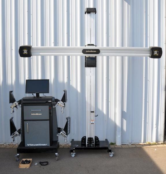John Bean Visualiner 3D2 Lift Achsvermessung MOBIL Daten 2024 3D Achsmessstand