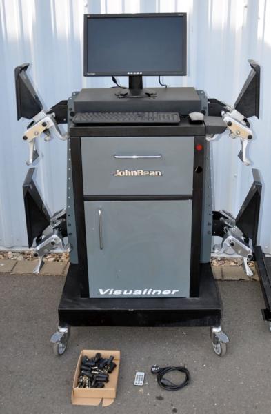 John Bean Visualiner 3D2 Lift Achsvermessung MOBIL Daten 2024 3D Achsmessstand