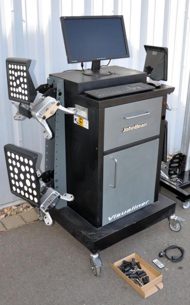 John Bean Visualiner 3D2 Lift Achsvermessung MOBIL Daten 2024 3D Achsmessstand