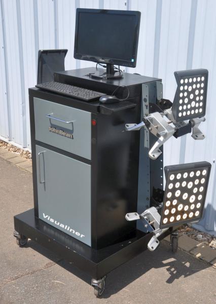 John Bean Visualiner 3D2 Lift Achsvermessung MOBIL Daten 2024 3D Achsmessstand