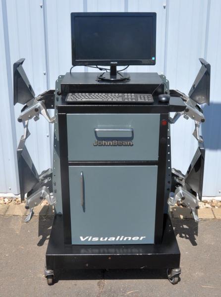 John Bean Visualiner 3D2 Lift Achsvermessung MOBIL Daten 2024 3D Achsmessstand