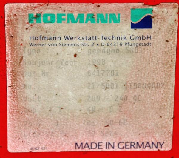 HOFMANN Geodyna 5001 Wuchtmaschine Reifenwuchtmaschine Auswuchtmasche Wuchte