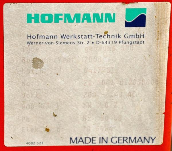 HOFMANN Geodyna 5001 Reifenwuchtmaschine Wuchtmaschine Auswuchtmasche Wuchte