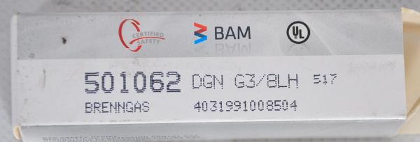 Technolit BAM Brenngas 501062 DGN G1-4RH Rückschlagsicherung Rückbrennschutz