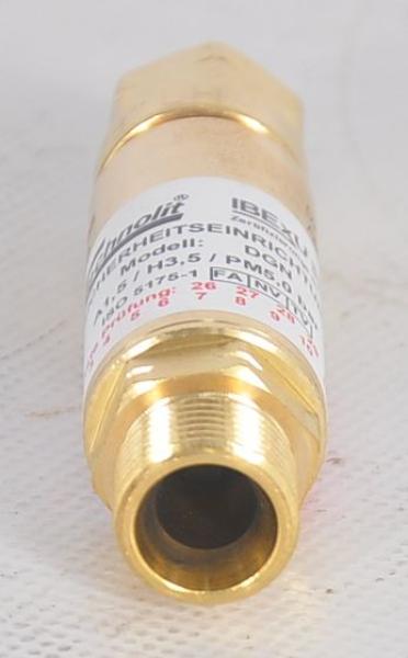 Technolit BAM Brenngas 501062 DGN G1-4RH Rückschlagsicherung Rückbrennschutz