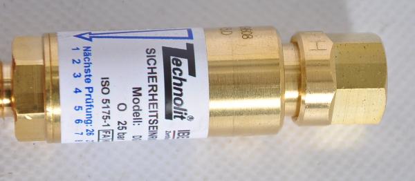 Technolit BAM Sauerstoff 501063 DGN G1-4RH Rückschlagsicherung Rückbrennschutz