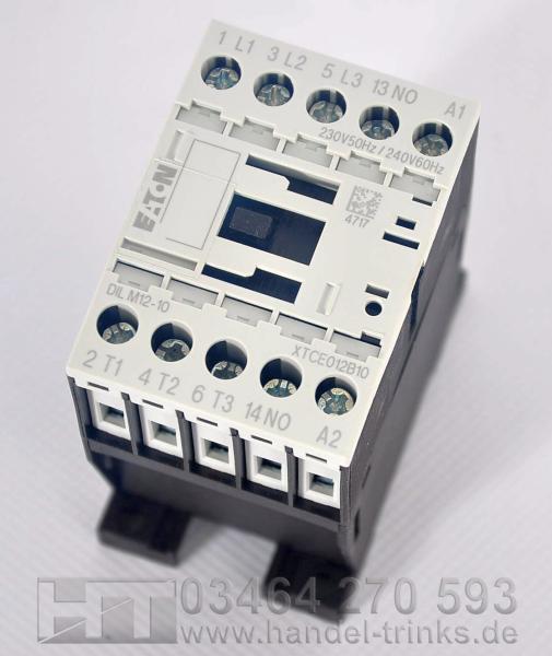 EATON DILM 12-10 Leistungsschütz Schütz Hebebühnen 3polig 3S +1S 5.5kW 230 V