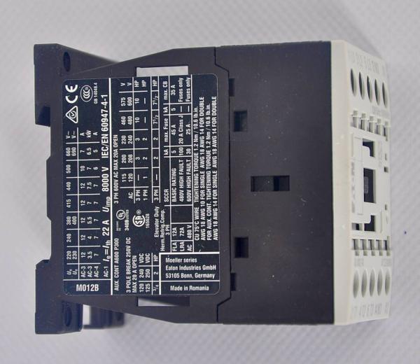 EATON DILM 12-10 Leistungsschütz Schütz Hebebühnen 3polig 3S +1S 5.5kW 230 V