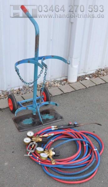 Flaschenwagen NIES 2 x 20L Gasflaschenwagen Acetylen Sauerstoff von Rothenberger
