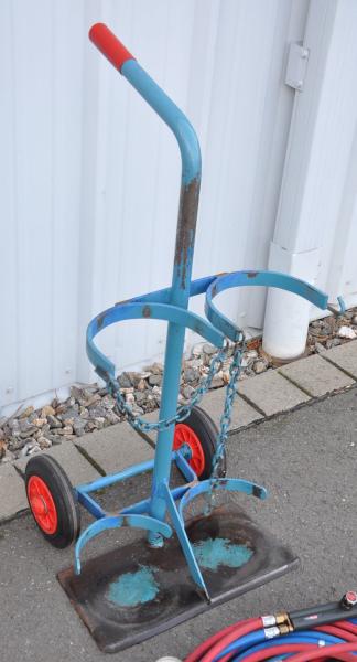 Flaschenwagen NIES 2 x 20L Gasflaschenwagen Acetylen Sauerstoff von Rothenberger