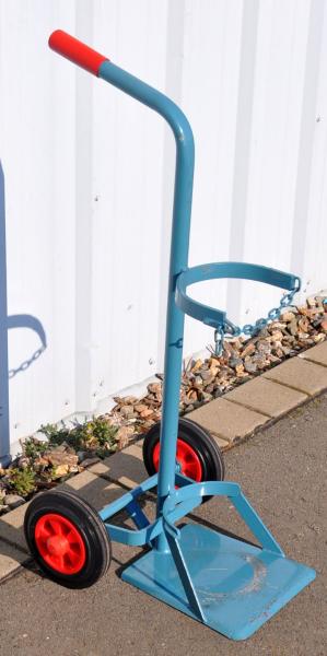 Flaschenwagen NIES 1 x 20L Gasflaschenwagen Transportwagen Formiergas Stickstoff