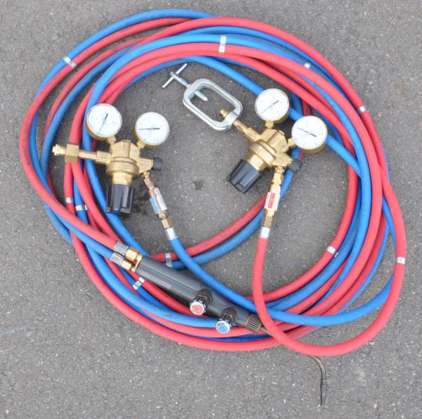 Flaschenwagen NIES 2 x 20L Gasflaschenwagen Acetylen Sauerstoff von Rothenberger