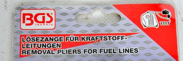 BGS 66101 Lösezange für Kraftstoff Leitungen Benzin Leitungs Zange