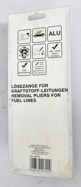 BGS 66101 Lösezange für Kraftstoff Leitungen Benzin Leitungs Zange