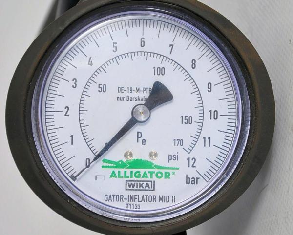 ALLIGATOR GATOR INFLATOR MID 2 Reifenbefüller 12 bar Luftdruckprüfer Befüller