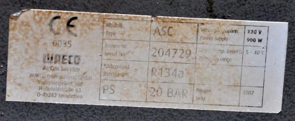 Klimaservicegerät WAECO ASC 2000 R134a AirCon Klimaservice Servicegerät