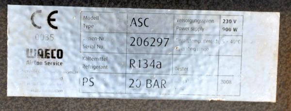 WAECO ASC 2000 R134a AirCon Klimaservicegerät Klimaservice Servicegerät VAS6381a