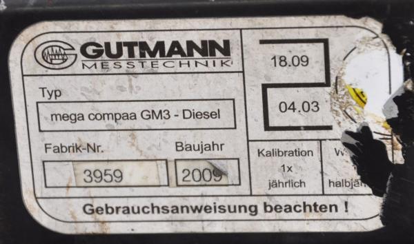 Hella Gutmann AU Diagnosewagen mega compaa GM3 Gerätewagen Dieselsonde