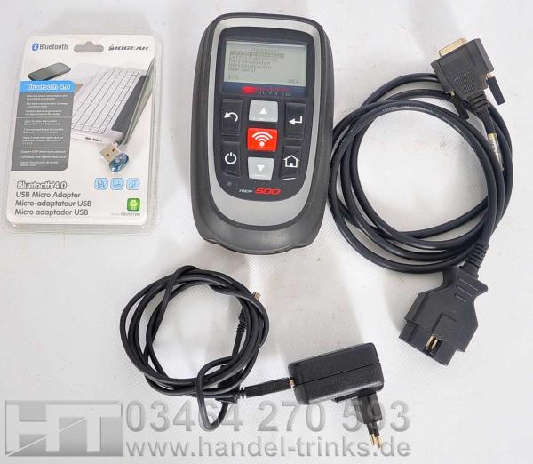 Bartec Tech 500 TPM Reifendruckkontrolle Programmierung RDKS Diagnosegerät