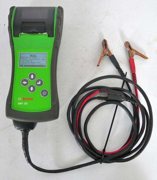 Bosch BAT 131 Batterietester Batterieprüfer PKW Batterie Diagnosegerät m Drucker