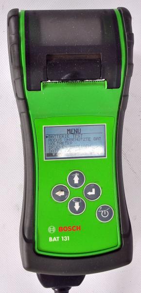 Bosch BAT 131 Batterietester Batterieprüfer PKW Batterie Diagnosegerät m Drucker