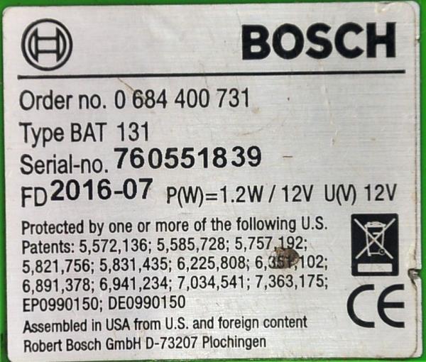 Bosch BAT 131 Batterietester Batterieprüfer PKW Batterie Diagnosegerät m Drucker