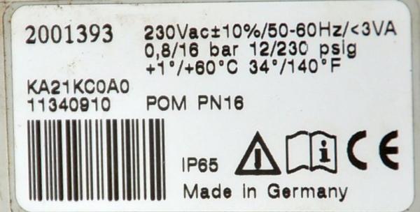 BEKO Bekomat 21 Kondensatableiter Niveaureguliert Kompressor Druckluftbehälter