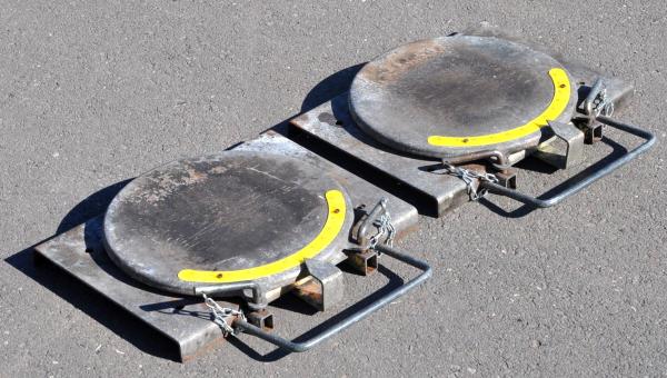 2 Stück Drehplatten Achsmessstand Achsmessgerät Achsvermessung John Bean Snap On