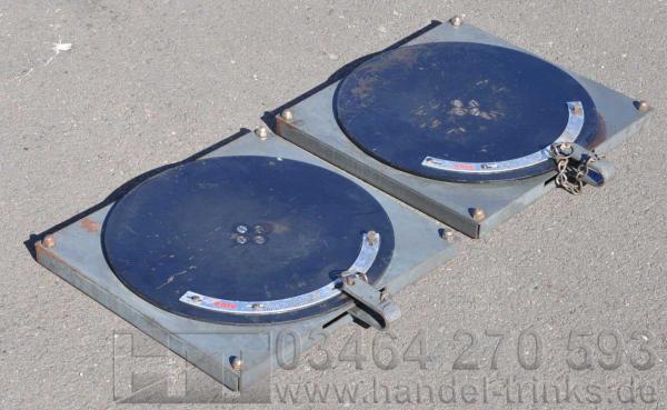 2 Stück Drehplatten Achsmessstand Achsmessgerät Achsvermessung John Bean Snap On