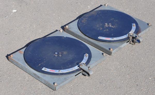 2 Stück Drehplatten Achsmessstand Achsmessgerät Achsvermessung John Bean Snap On