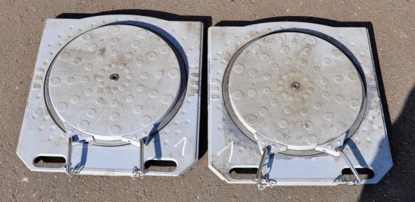 2 Stück Drehplatten Achsmessstand Achsmessgerät Achsvermessung John Bean Snap On