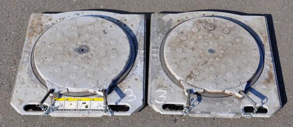 2 Stück Drehplatten Achsmessstand Achsmessgerät Achsvermessung John Bean Snap On