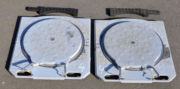 2 Stück Drehplatten Achsmessstand Achsmessgerät Achsvermessung John Bean Snap On