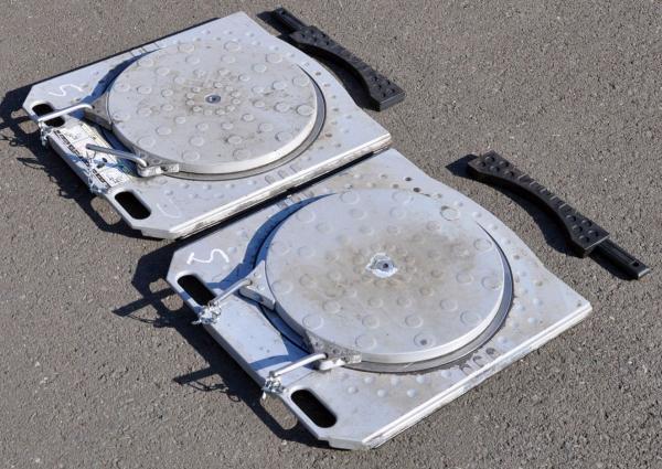 2 Stück Drehplatten Achsmessstand Achsmessgerät Achsvermessung John Bean Snap On