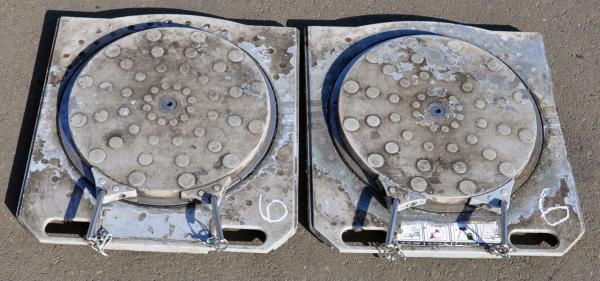 2 Stück Drehplatten Achsmessstand Achsmessgerät Achsvermessung John Bean Snap On