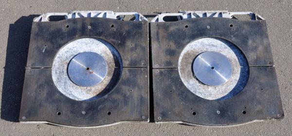 2 Stück Drehplatten Achsmessstand Achsmessgerät Achsvermessung John Bean Snap On