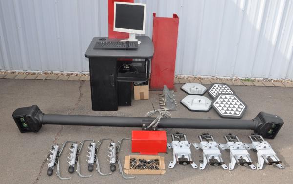 Hunter DSP 600 3D Achsmessstand Achsvermessung Spureinstellen Spurvermessung