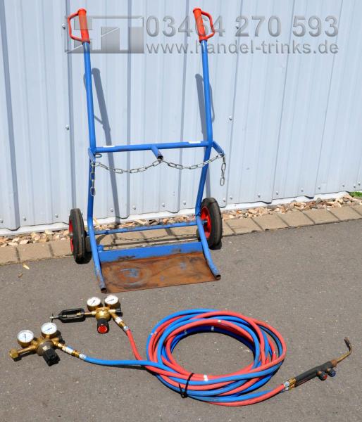 FETRA FL6 100Kg Flaschenwagen Gasflaschenwagen Acetylen Sauerstoff Rothenberger