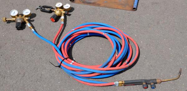 FETRA FL6 100Kg Flaschenwagen Gasflaschenwagen Acetylen Sauerstoff Rothenberger