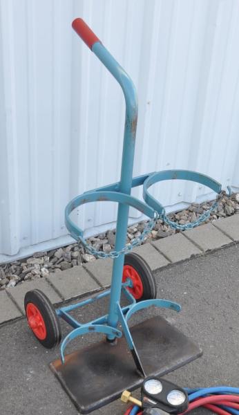 Flaschenwagen NIES 2 x 20L Gasflaschenwagen Acetylen Sauerstoff von Rothenberger