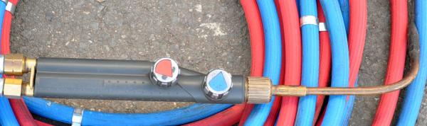 Flaschenwagen NIES 2 x 20L Gasflaschenwagen Acetylen Sauerstoff von Rothenberger